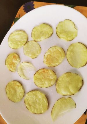 揚げないポテトチップス-レシピのメイン写真