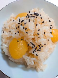栗の水煮で簡単、もっちりほくほく 栗ご飯-レシピのメイン写真