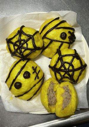 ハロウィン肉まん-レシピのメイン写真