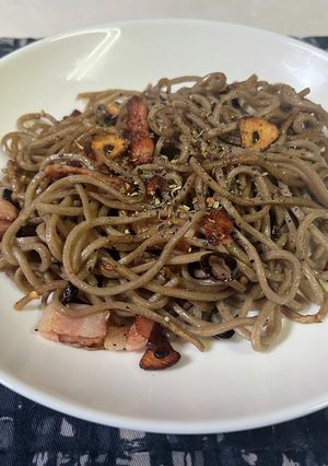ペペロンチーノ蕎麦-レシピのメイン写真