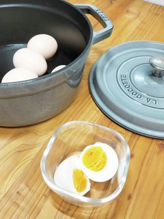 STAUBでゆで卵-レシピのメイン写真