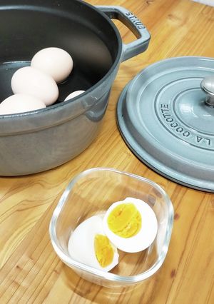 STAUBでゆで卵-レシピのメイン写真