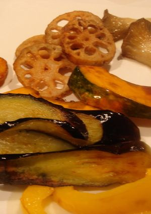 シンプル　揚げ野菜～-レシピのメイン写真