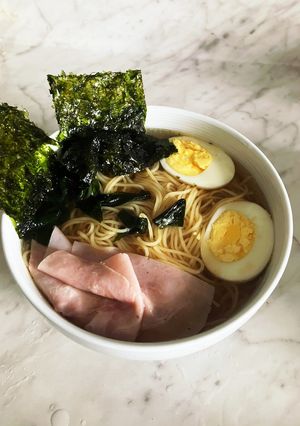 USA在住#パスタで醤油ラーメン-レシピのメイン写真