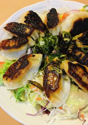 市販餃子●ガーリックオイル焼き-レシピのメイン写真