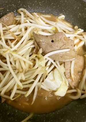 簡単　秋バテ防止　もやしレバー焼き-レシピのメイン写真