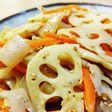 ピリ辛れんこん炒め、こんにゃく入り。