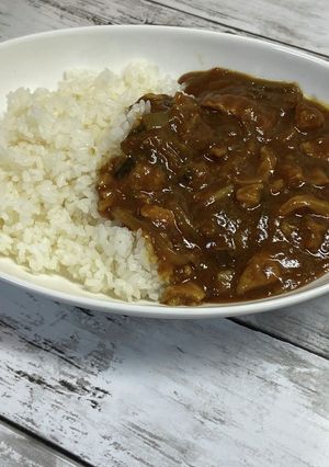 余ったもつ鍋アレンジ！もつ鍋カレー！-レシピのメイン写真