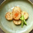 蓮根挟みつくね 鶏ガラ出汁あんかけ