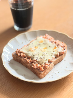 ツナケチャップでピザトースト-レシピのメイン写真