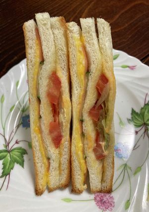 ホットサンドイッチ-レシピのメイン写真