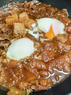 残ったすき焼きをリメイク~(*^^*)-レシピのメイン写真