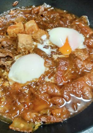 残ったすき焼きをリメイク~(*^^*)-レシピのメイン写真