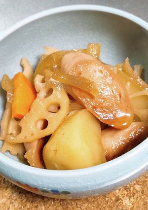 魚肉ソーセージと野菜の炊いたん-レシピのメイン写真
