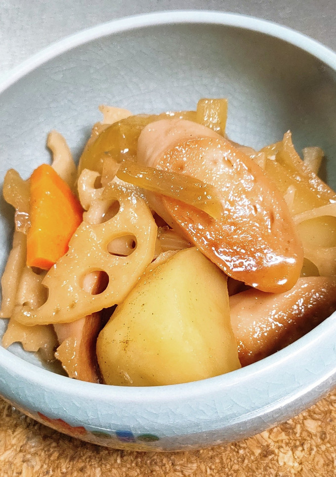 魚肉ソーセージと野菜の炊いたん-レシピのメイン写真