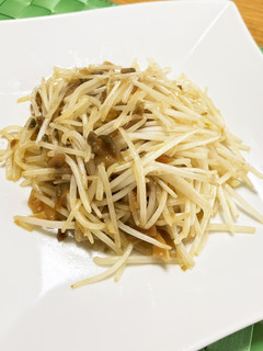 一手間もやしが高級料理!?ザーサイ炒め-レシピのメイン写真