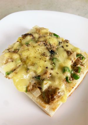 さば缶でお手軽トースト-レシピのメイン写真