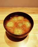 やさしい食感！ヘチマのかんたん味噌汁