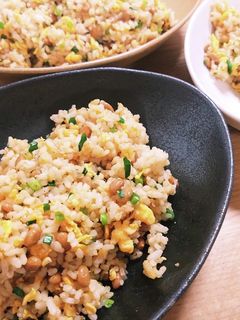 納豆チャーハン-レシピのメイン写真