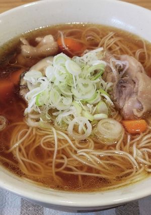 ☆夏で残った素麺で、あったか温素麺☆-レシピのメイン写真