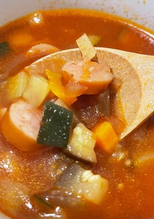 ラタトゥーユ風！簡単ミネストローネ-レシピのメイン写真