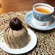 米粉モンブラン 栗のプリンで