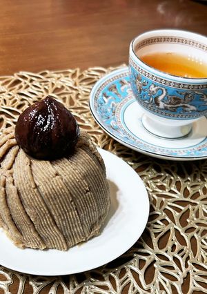 米粉モンブラン 栗のプリンで-レシピのメイン写真