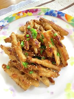 ごぼうの甘辛炒め♪-レシピのメイン写真