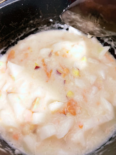 鮭とさつま芋のクリーム煮(後期離乳食)-レシピのメイン写真