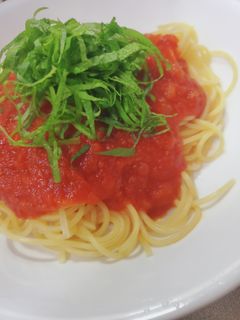 トマトソースパスタ-レシピのメイン写真