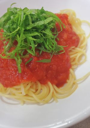 トマトソースパスタ-レシピのメイン写真