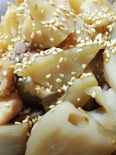 れんこんの炒り煮-レシピのメイン写真