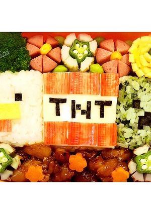 簡単キャラ弁☆マインクラフト-レシピのメイン写真