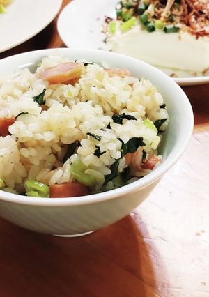 チンゲン菜とシラスのチャーハン-レシピのメイン写真