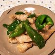 万願寺とうがらしを豚肉と