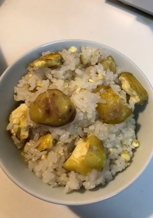 栗おこわご飯　　炊飯器-レシピのメイン写真
