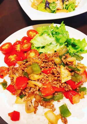 ガパオライスもどきご飯丼-レシピのメイン写真