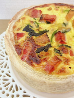 秋の味覚!かぼちゃとほうれん草のキッシュ-レシピのメイン写真