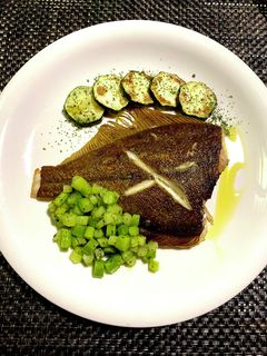 カレイムニエル アスパラオリーブソース-レシピのメイン写真