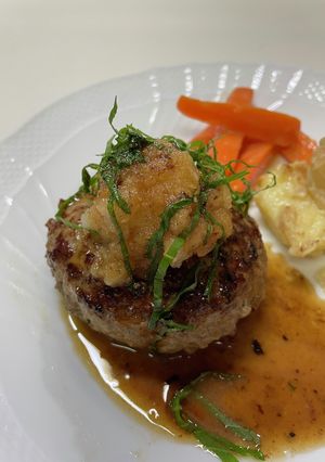 和風ハンバーグとポン酢ソース-レシピのメイン写真