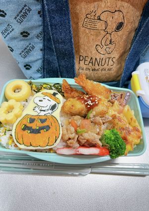 毎日高校男子弁当　覚書　スヌーピー-レシピのメイン写真