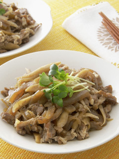 レンジで!豚肉とごぼうのしぐれ煮-レシピのメイン写真