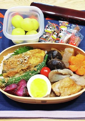 高１！男子弁当！鰆の味噌焼き・煮物　73-レシピのメイン写真