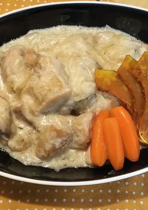 【幼児食】鶏肉のクリーム煮-レシピのメイン写真