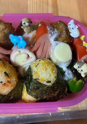 子どもが喜ぶお弁当〜簡単〜おにぎり-レシピのメイン写真