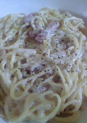 鍋ひとつで★超カンタンクリームパスタ-レシピのメイン写真