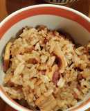 イカの一夜干しでイカめし風ご飯