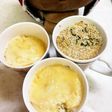 ごはんdeみそぷりん♡わかめごま味噌汁?