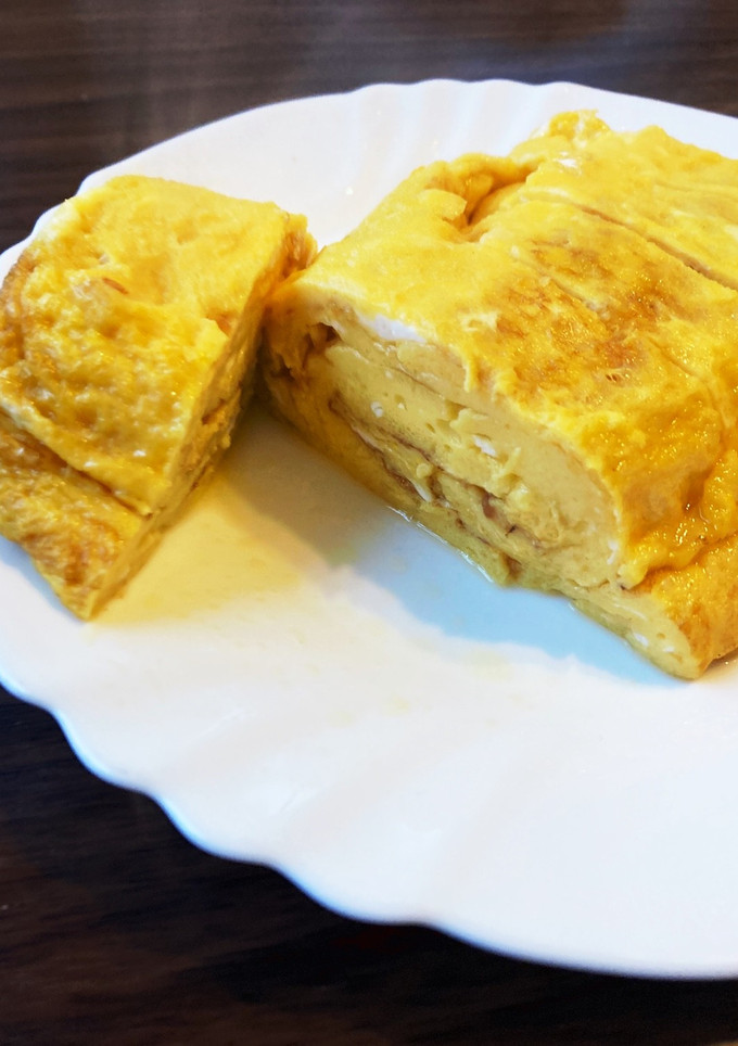 ふわふわプルプル　だし巻き卵　卵焼き-レシピのメイン写真