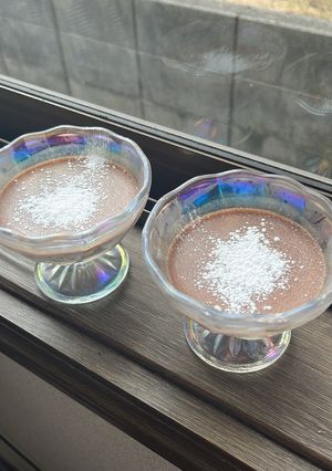 混ぜて冷やすだけ！簡単チョコプリン♡-レシピのメイン写真